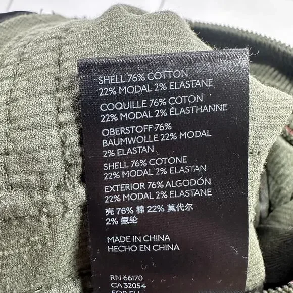 Anthropologie Pilcro Pants Womens 28 Green Moss Corduroy Trouser Bootcut Slim - Picture 7 of 15